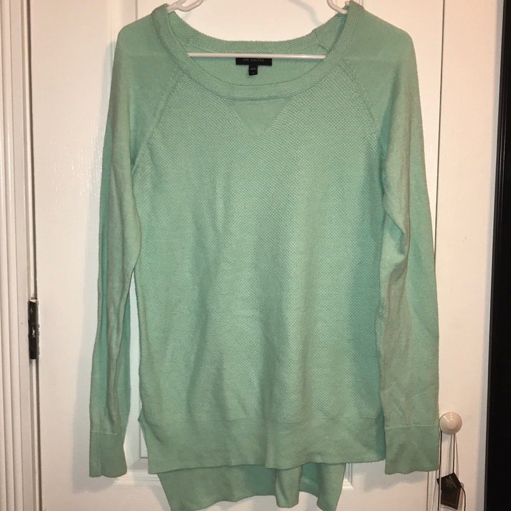 Mint green sweater
